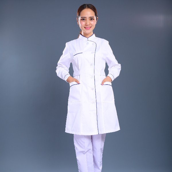 白色長(zhǎng)款護(hù)士制服